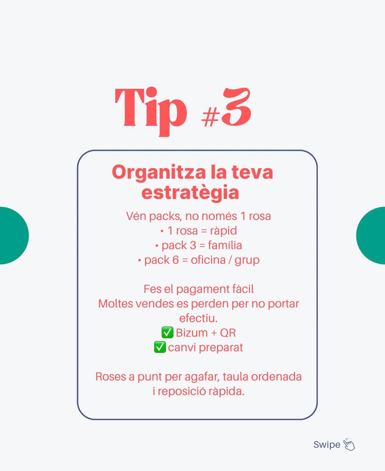 Tip 3 per vendre roses a Sant Jordi