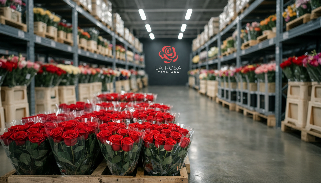 Pasillo central del almacén